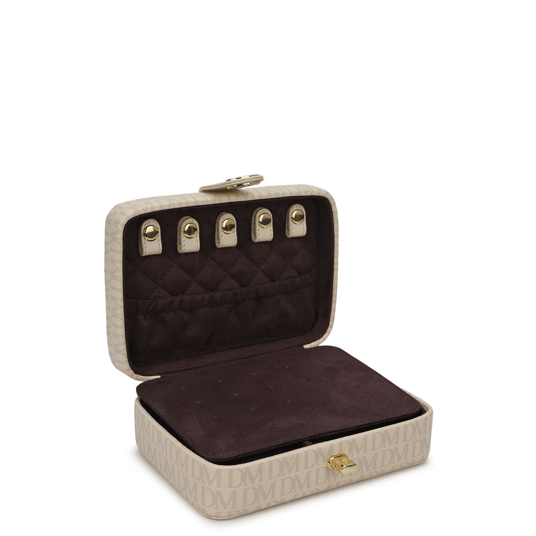 Monogram Jewellery Case - Marshmallow