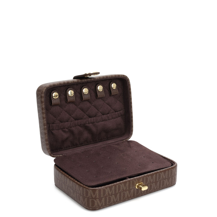 Monogram Jewellery Case - Walnut