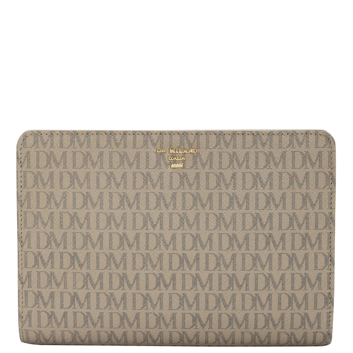 Monogram Leather Jewellery Case - White