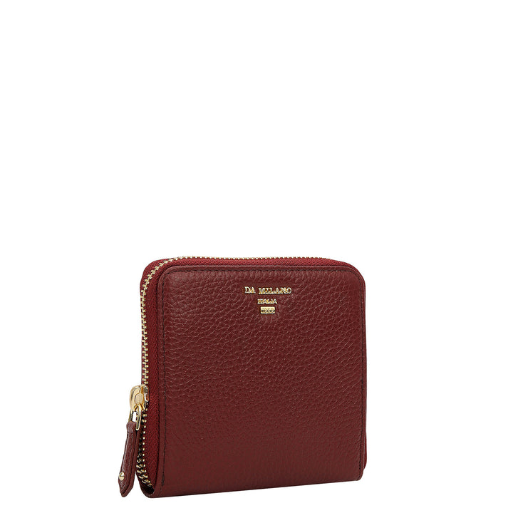 Wax Leather Jewellery Case - Cherry