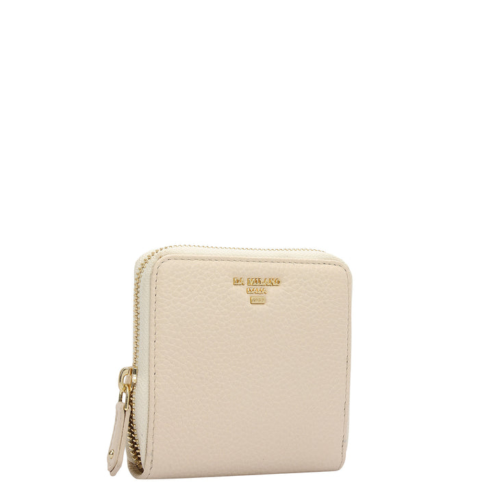 Wax Leather Jewellery Case - Marshmallow