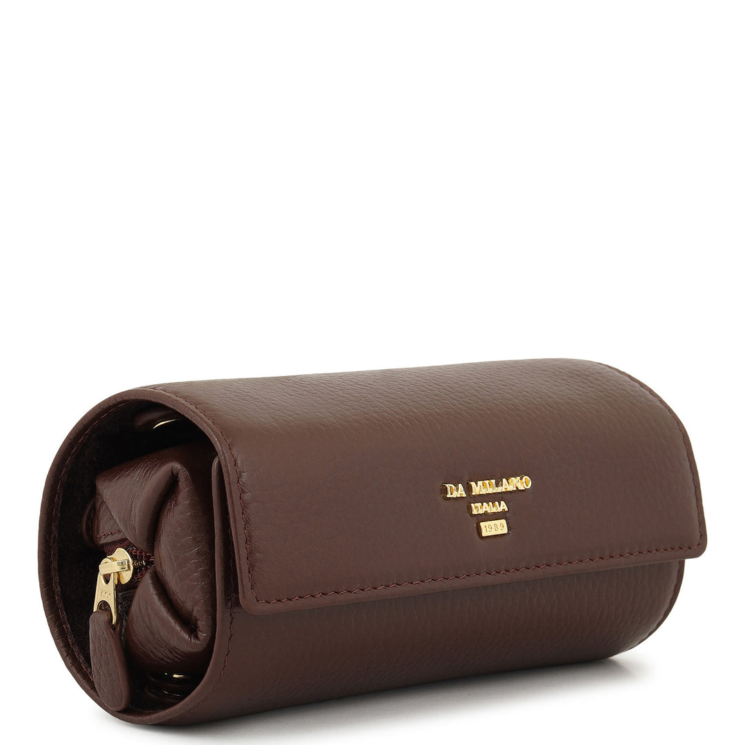 Classic Jewellery Pouch - Mahogany