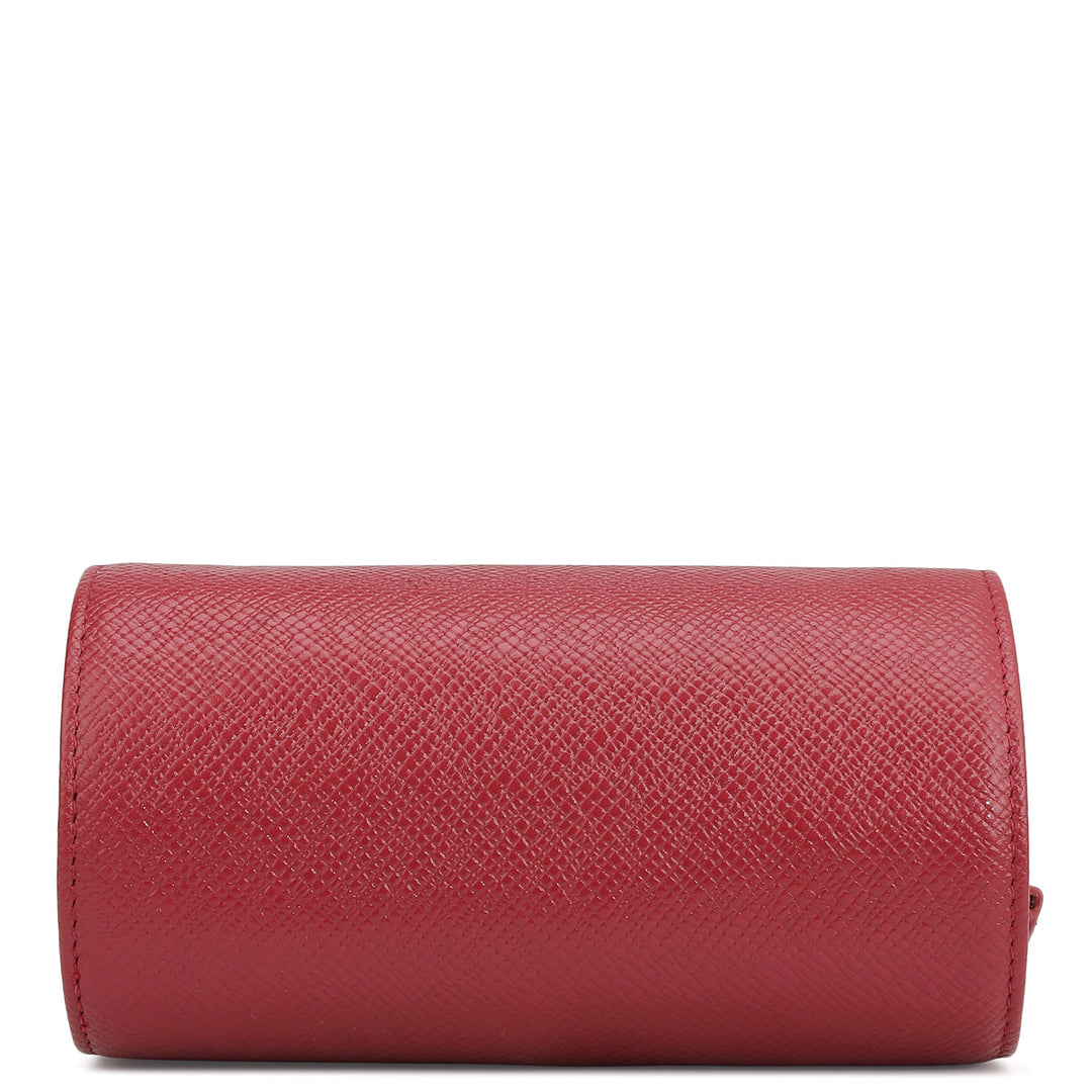 Franzy Leather Jewellery Case - Plumberry