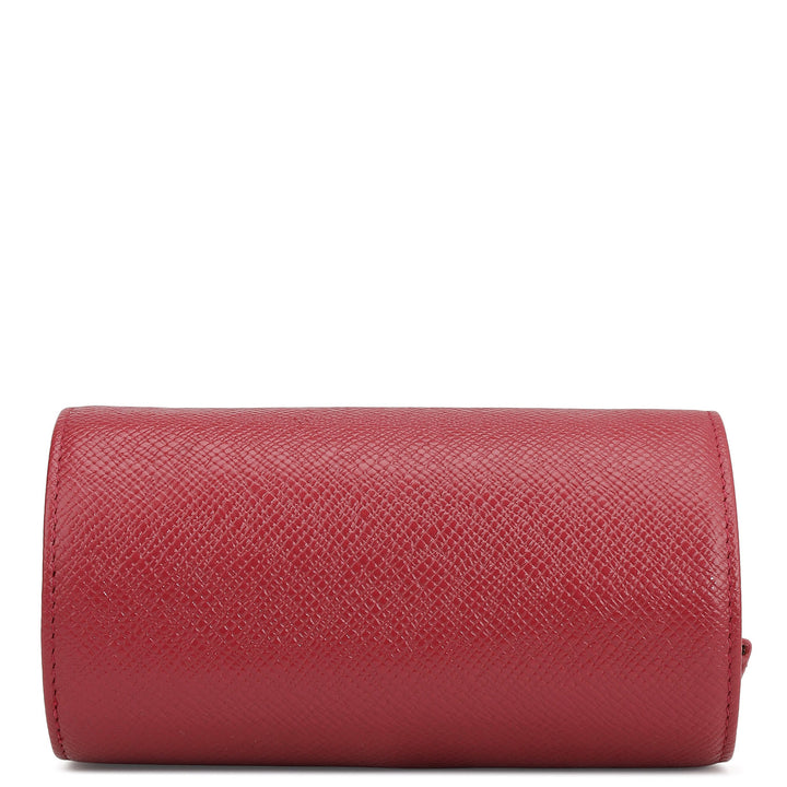 Franzy Leather Jewellery Case - Plumberry