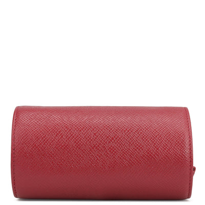 Franzy Leather Jewellery Case - Plumberry
