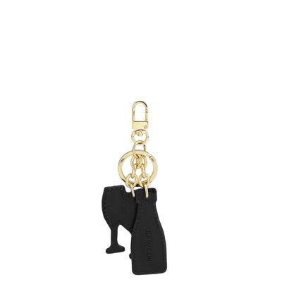 Franzy Leather Key Chain - Green