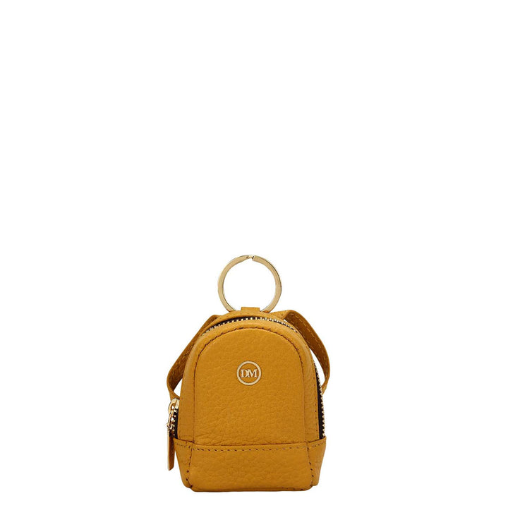 Wax Leather Key Chain - Mimosa