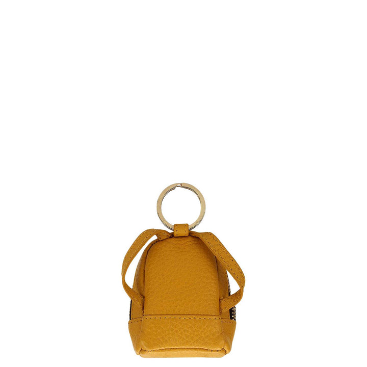 Wax Leather Key Chain - Mimosa