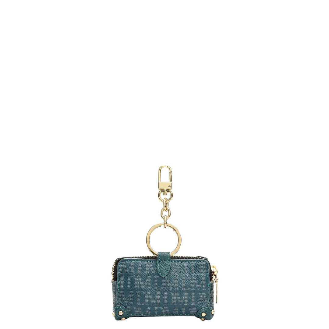 Monogram Leather Key Chain - Octane