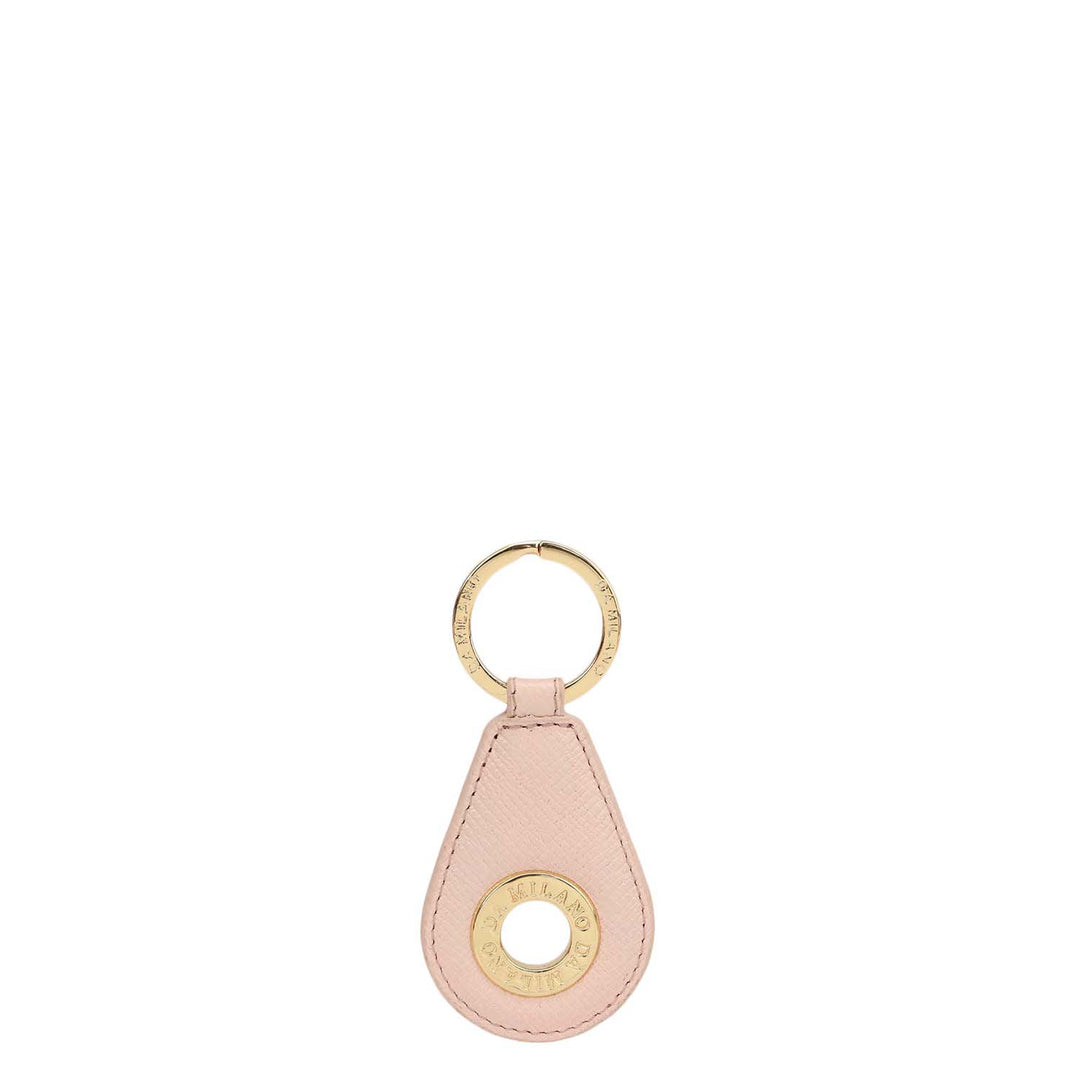 Franzy Leather Key Chain - Blush