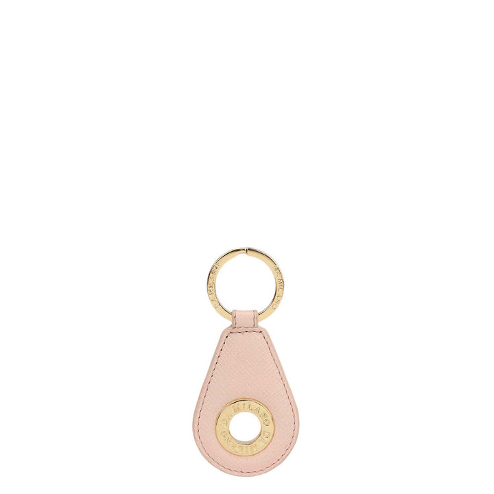 Franzy Leather Key Chain - Blush