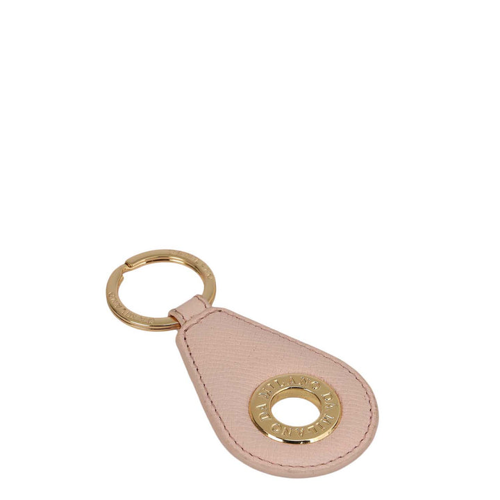 Franzy Leather Key Chain - Blush