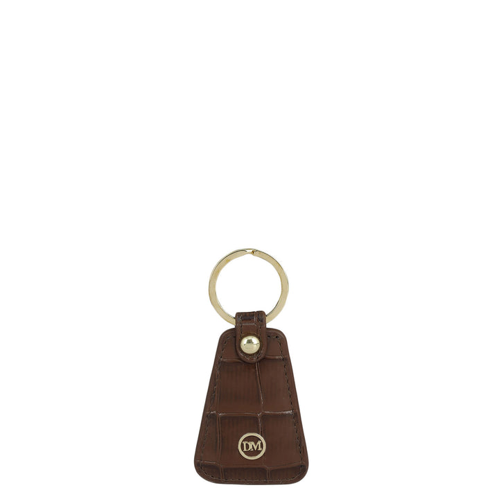 Croco Leather Key Chain - Date