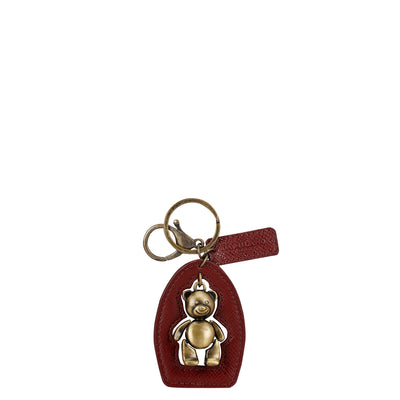 Franzy Leather Key Chain - Blood Stone
