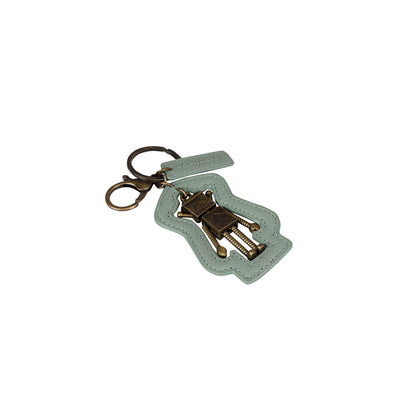 Franzy Leather Key Chain - Jade