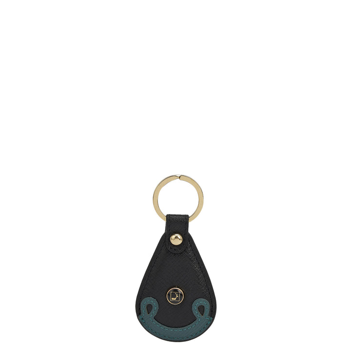 Franzy Leather Key Chain - Black