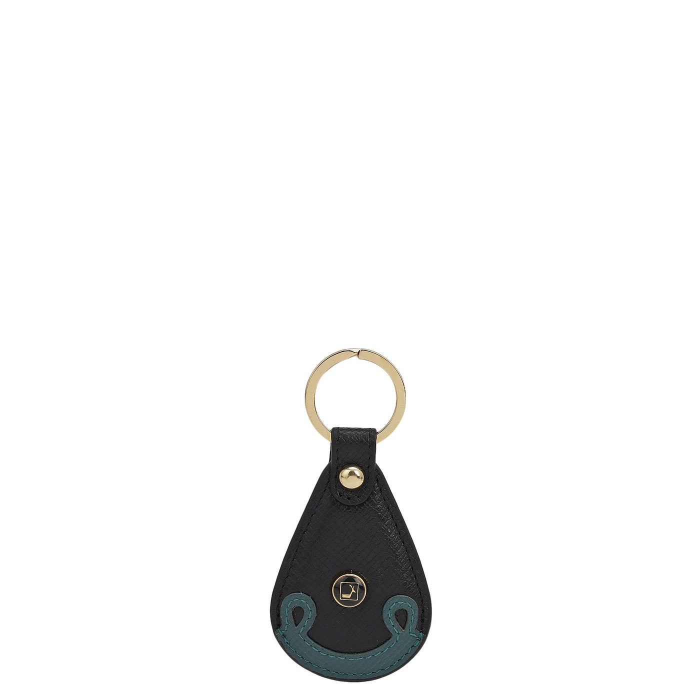 Franzy Leather Key Chain - Black