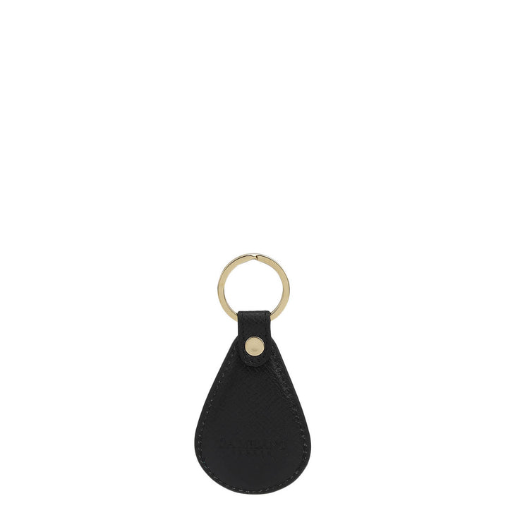 Franzy Leather Key Chain - Black