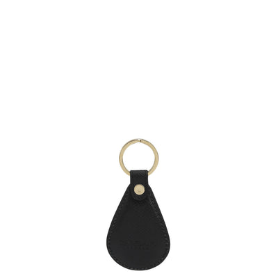 Franzy Leather Key Chain - Black