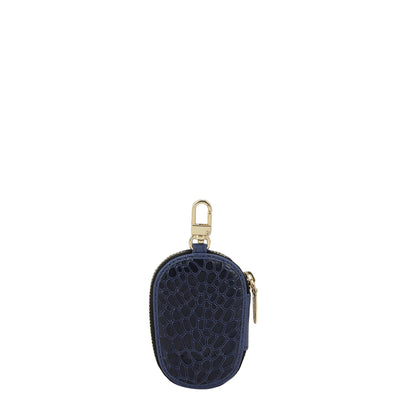 Croco Leather Key Chain - Stardust