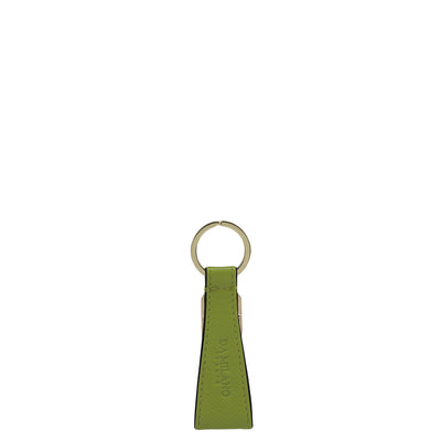 Franzy Leather Key Chain - Lime
