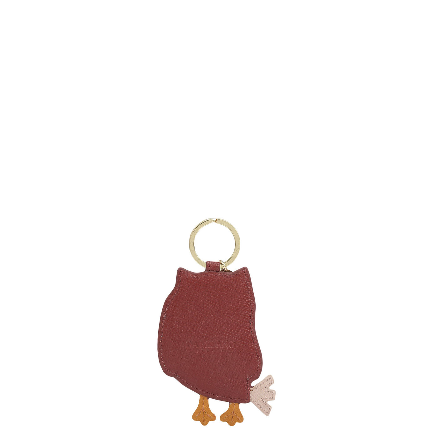 Franzy Leather Key Chain - Plumberry