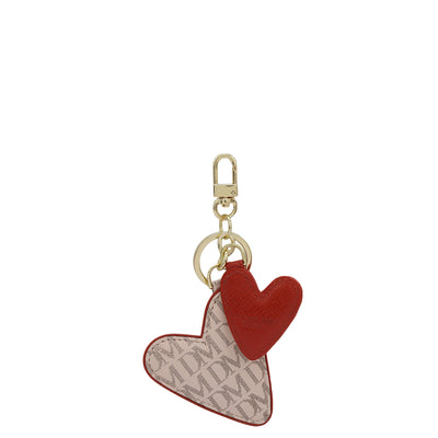 Monogram Franzy Leather Key Chain - Blush