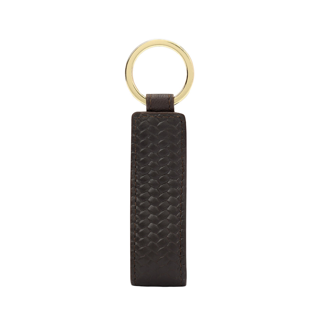 Mat-Emboss Key Chain - Brown