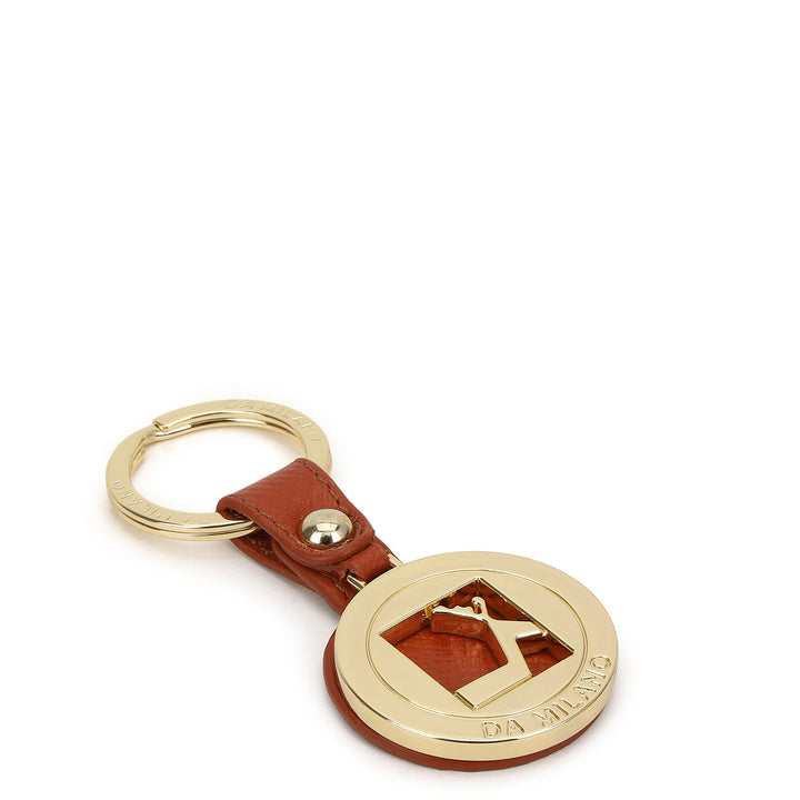 Signature Key Chain - Rust Orange