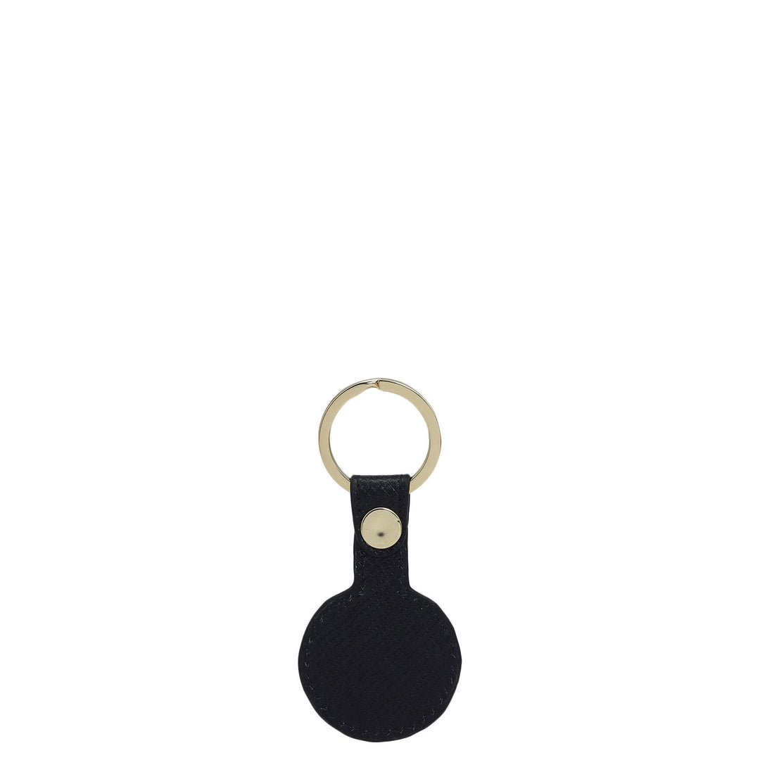 Franzy Leather Key Chain - Black