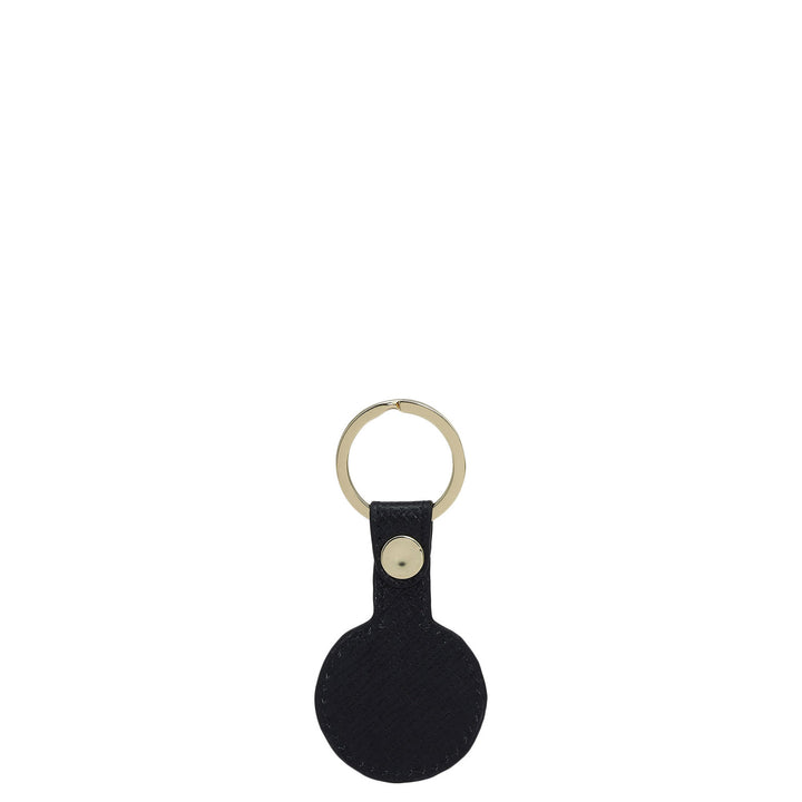 Franzy Leather Key Chain - Black