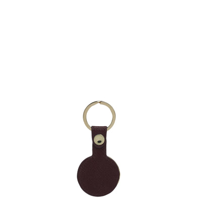 Franzy Leather Key Chain - Blood Stone