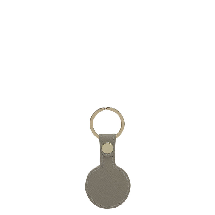 Franzy Leather Key Chain - Chalk