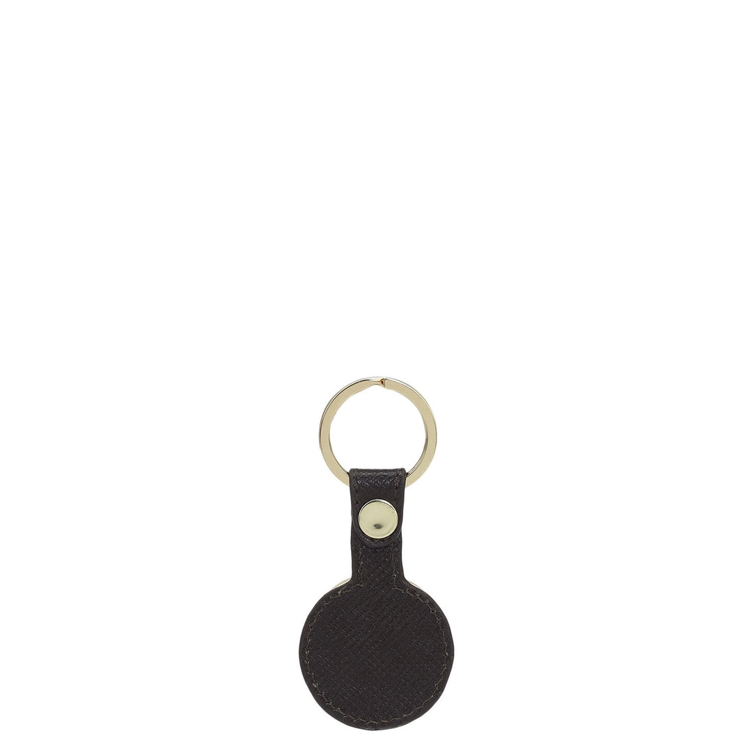 Franzy Leather Key Chain - Chocolate