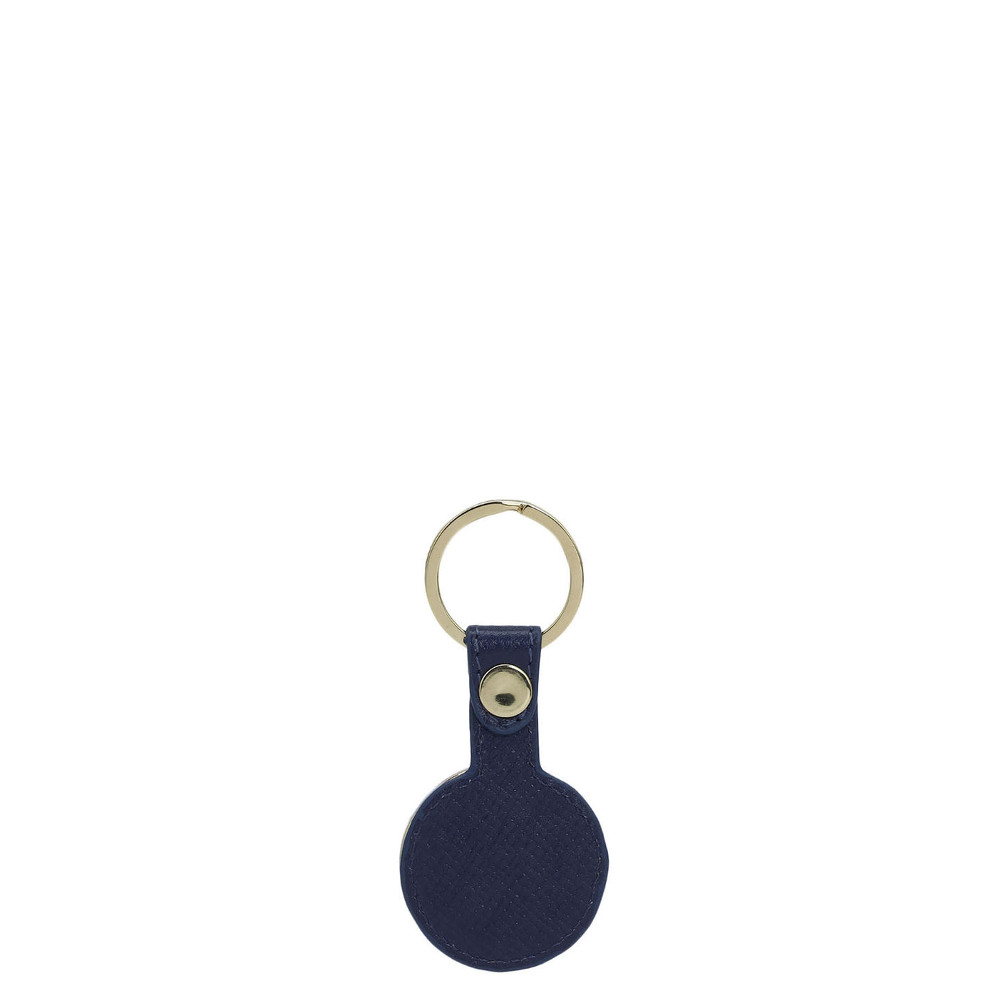 Franzy Leather Key Chain - Ink Blue