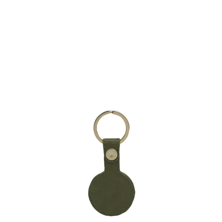 Franzy Leather Key Chain - Olive