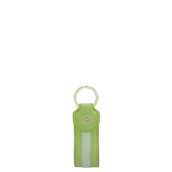 Franzy Leather Key Chain - Lime