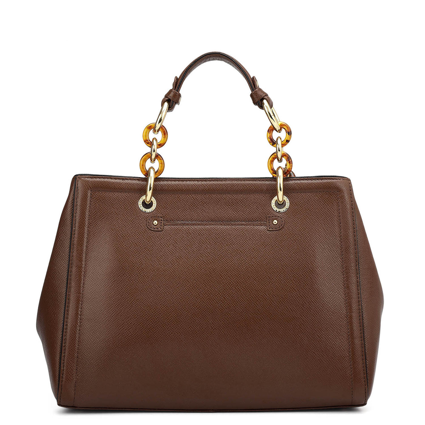 Medium Franzy Leather Satchel - Date