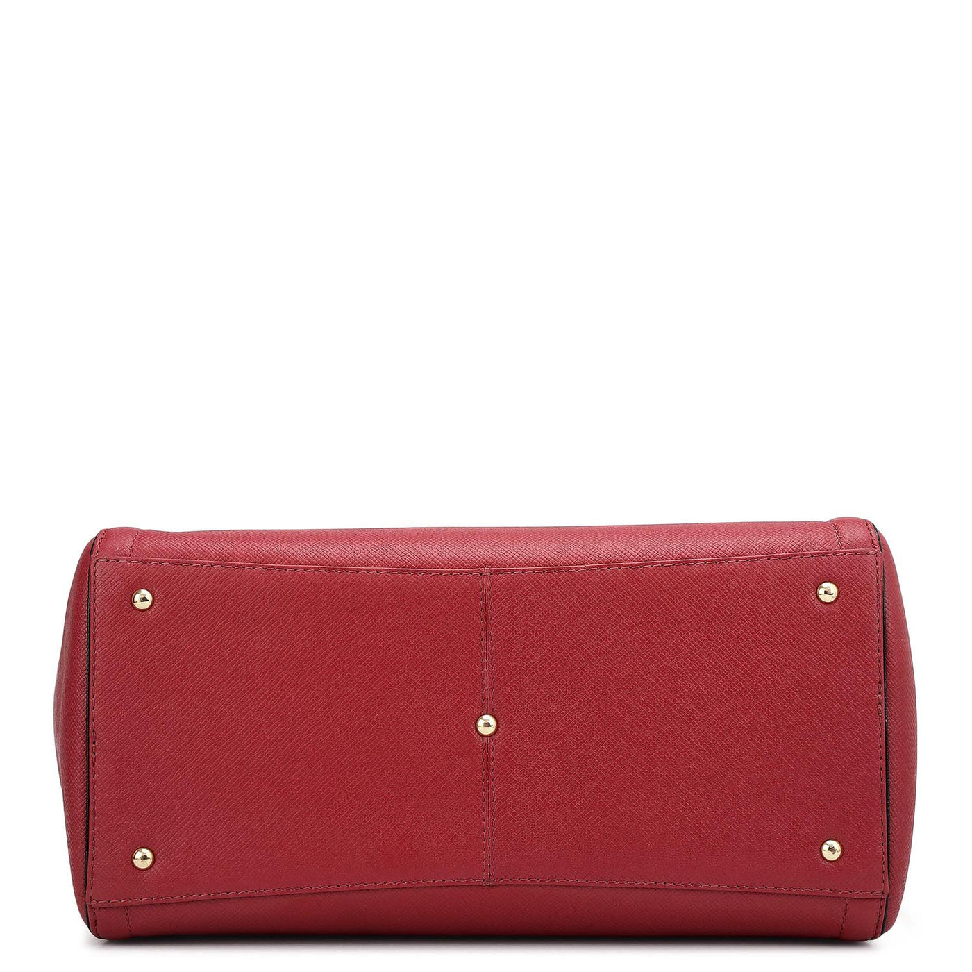 Medium Franzy Leather Satchel - Plumberry