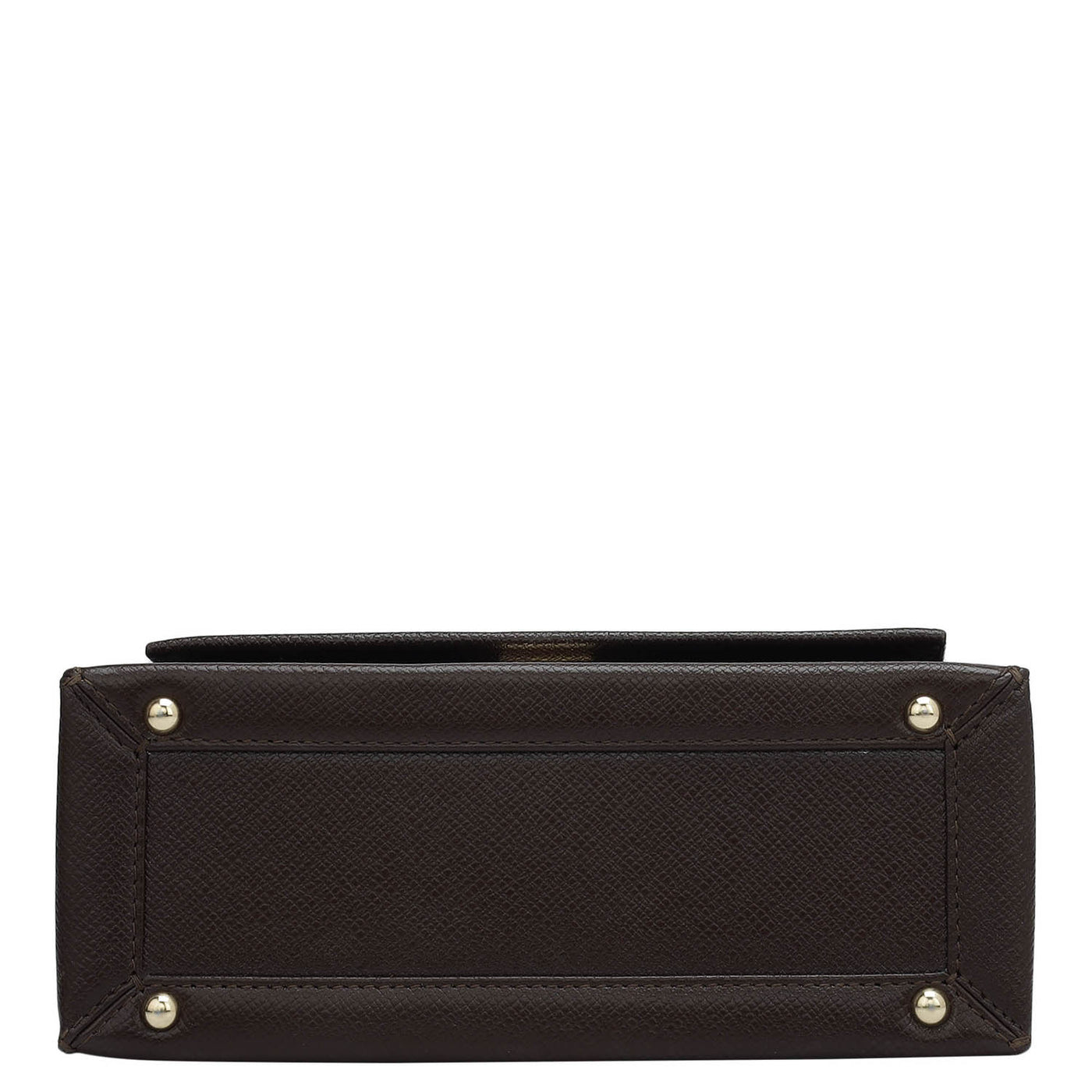 Small Franzy Leather Shoulder Bag - Chocolate