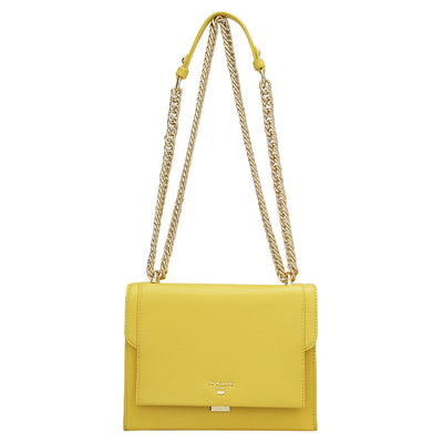 Small Franzy Leather Shoulder Bag - Minion
