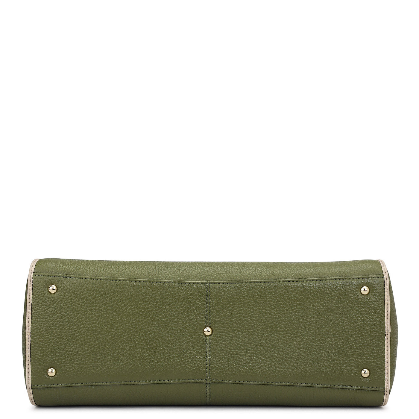 Medium Wax Leather Tote - Fern