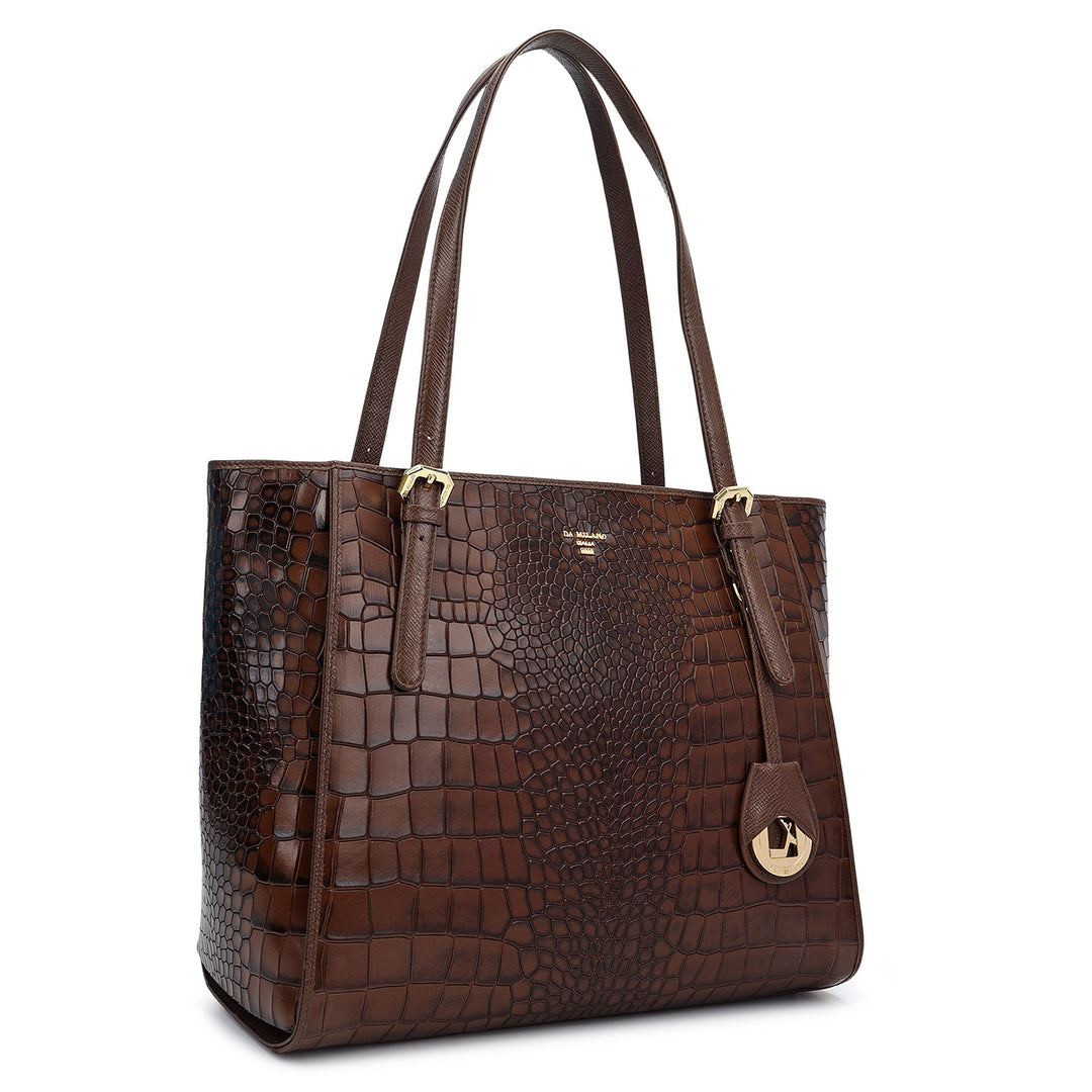 Classic Shopper Bag (M) - Walnut