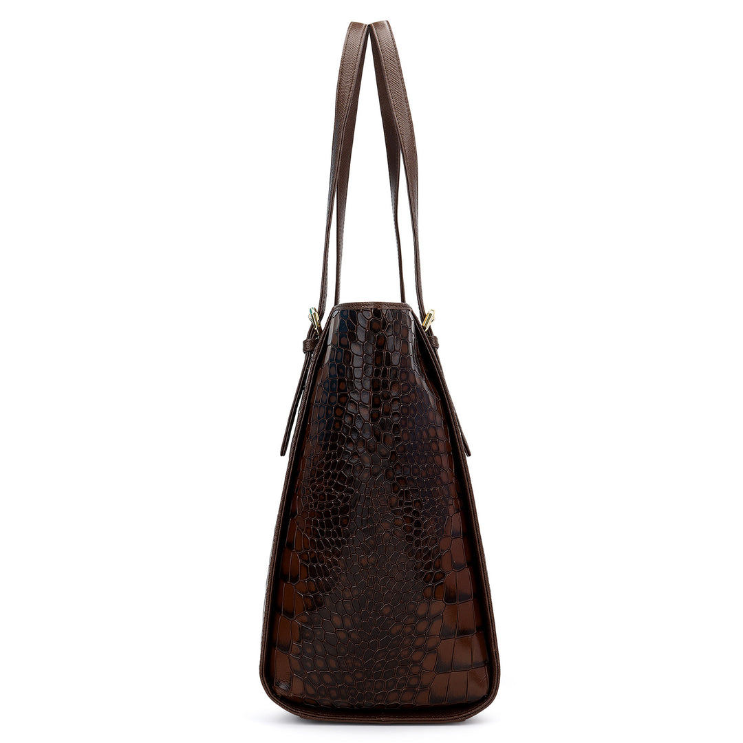 Classic Shopper Bag (M) - Walnut