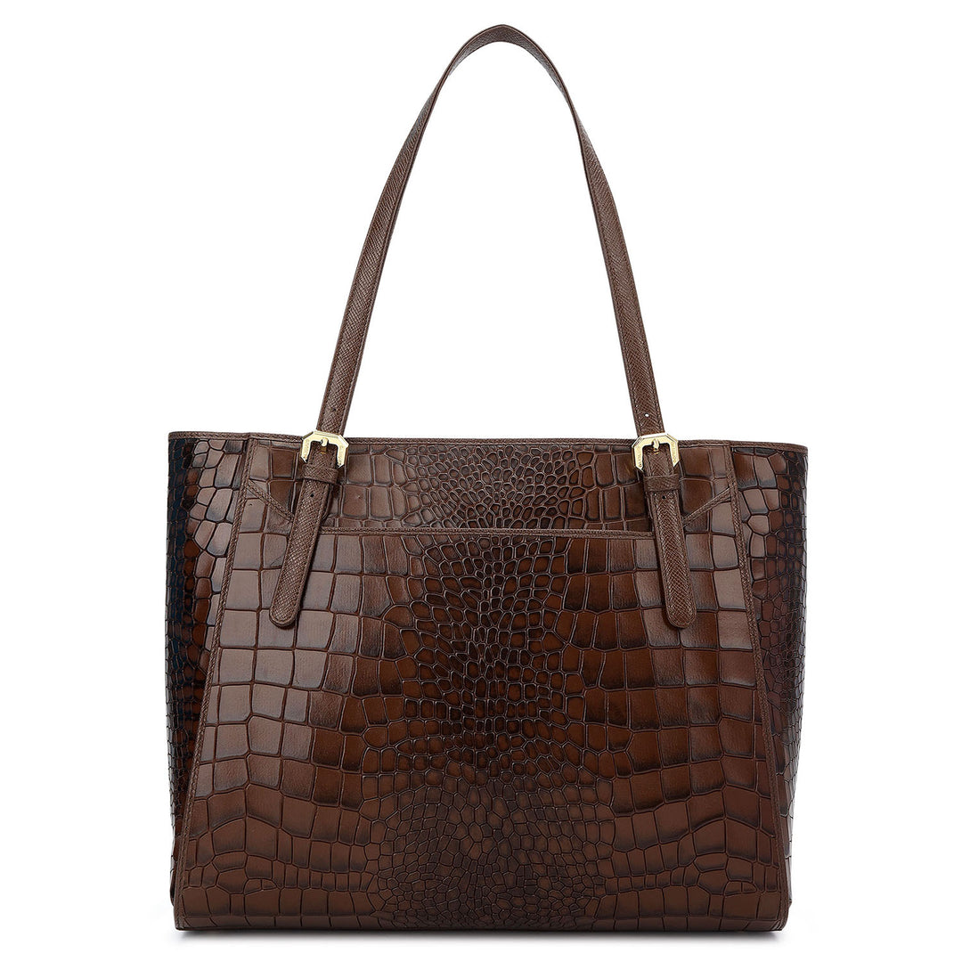 Classic Shopper Bag (M) - Walnut