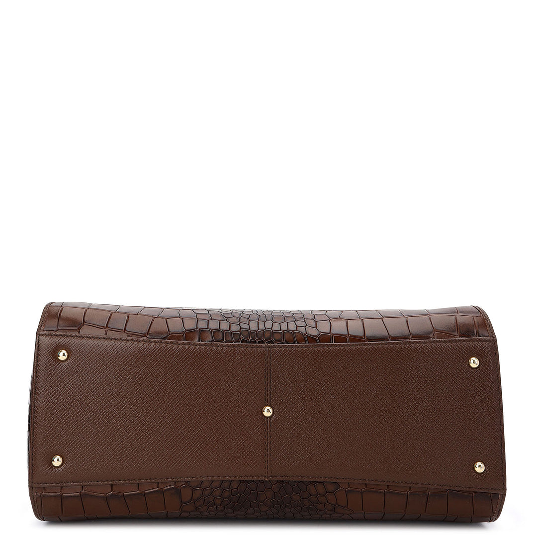 Classic Shopper Bag (M) - Walnut