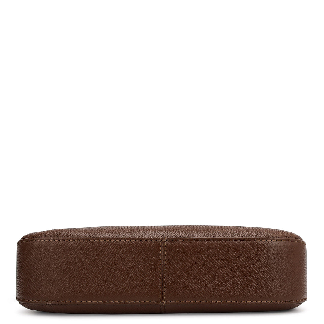 Small Franzy Leather Baguette  - Date