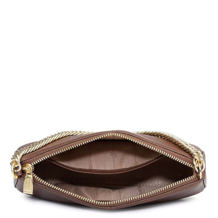 Small Franzy Leather Baguette  - Date