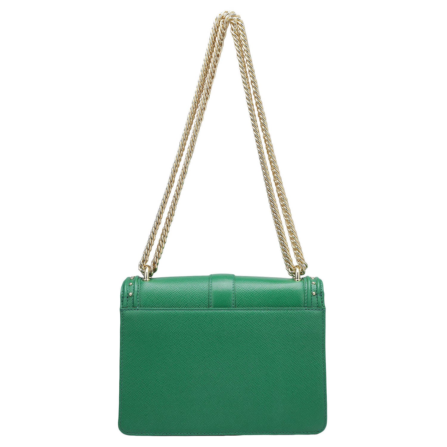 Small Franzy Leather Shoulder Bag - Emerald Green – Da Milano
