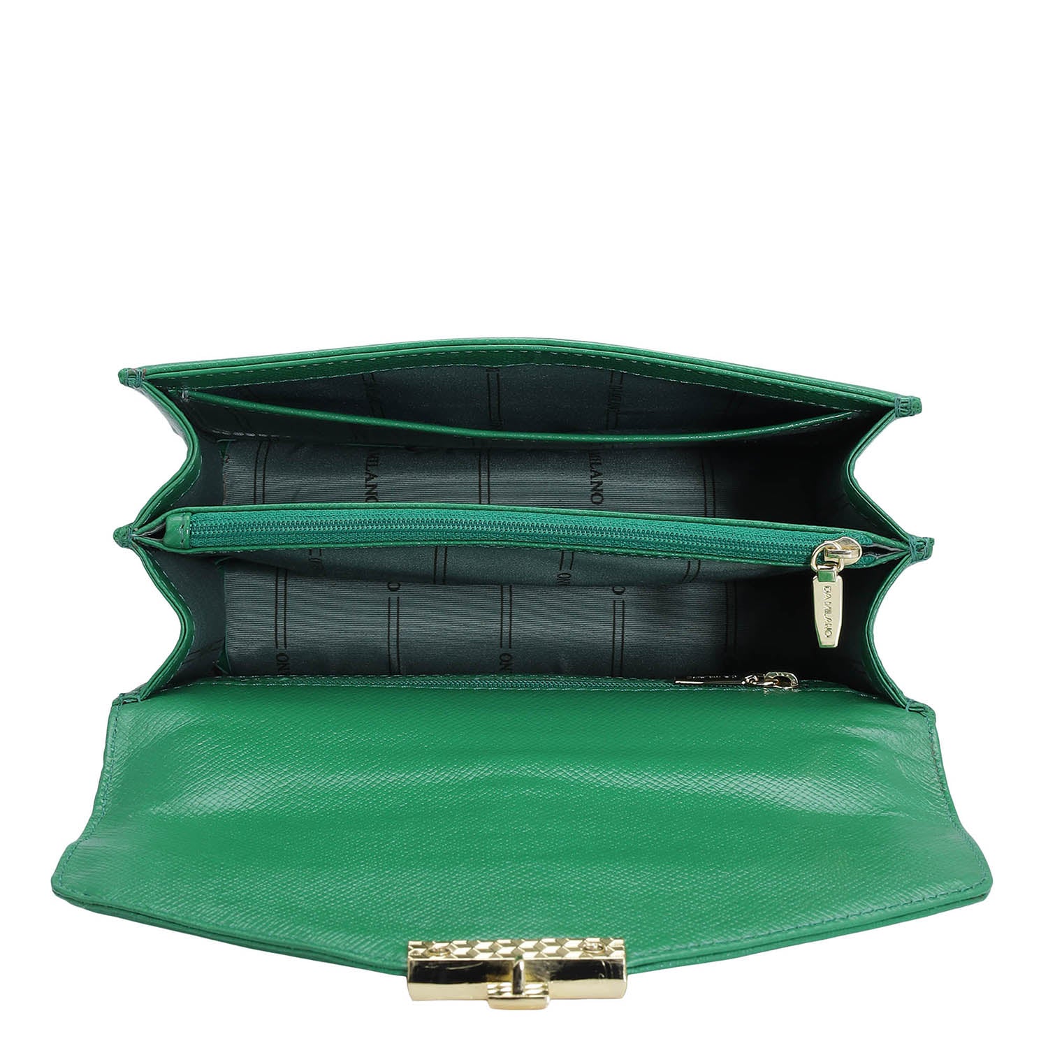 Small Franzy Leather Shoulder Bag - Emerald Green – Da Milano